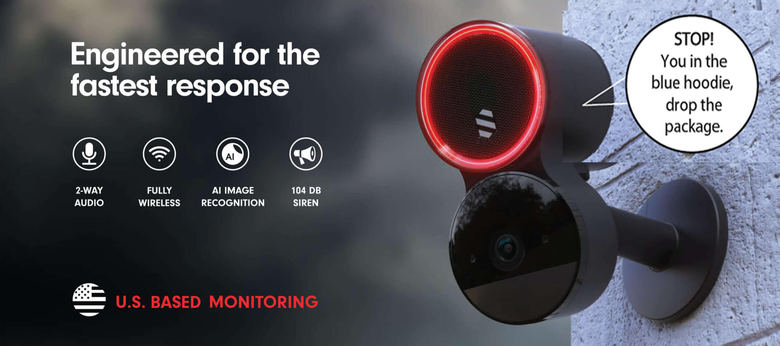 Engineered for fastest response proactive video monitoring