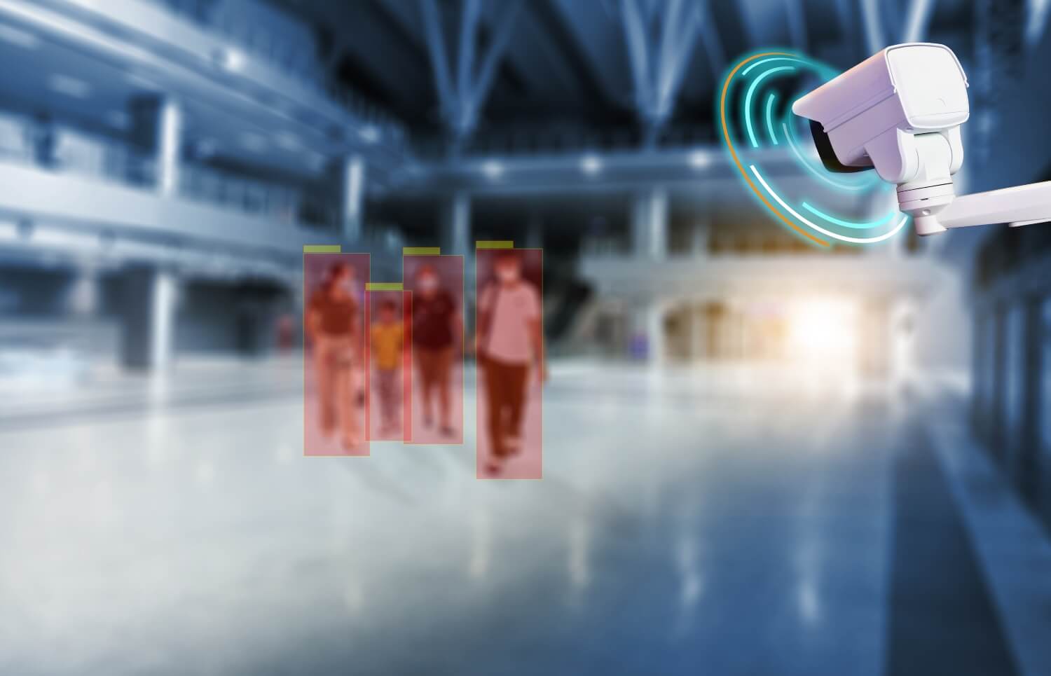 AI Motion detection in live video monitoring